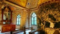 Munich, Bavaria, Germany- September 02, 2018: Interiors of old houses in the park of the Nymphenburg Palace