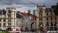 munich, bavaria, karlsplatz, carls gate Royalty Free Stock Photo