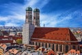 Munich cathedral church Frauenkirche, Bavaria, Germany Royalty Free Stock Photo