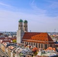 Munich cathedral church Frauenkirche, Bavaria, Germany Royalty Free Stock Photo