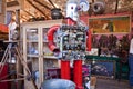 Munich, cute old robot at Auer Dult open air flea market Royalty Free Stock Photo