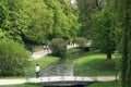 MUNICH, Englischer Garten in spring