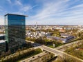 MUNICH, GERMANY - APRIL 12, 2023: Osram skyscraper in Munich, Germany.