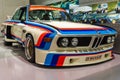Munich, Germany - Aug 27, 2019 - Close up shot of a BMW sportscar in Munich museum