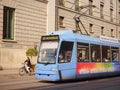 Munich, Germany - August 5, 2022 : public transport in the city.