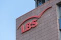 LBS bank signage on a building Royalty Free Stock Photo