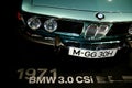 Munich, Germany, August 5th, 2009. 1971 BMW 3.0 CSi. Royalty Free Stock Photo