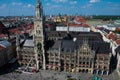 View of Munich city and New Town Hall Neues Rathaus