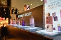 Perfumes on display at Victoria`s Secret store in Munich Airport