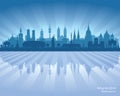 Munich Germany city skyline vector silhouette Royalty Free Stock Photo