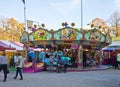 Munich, merry-go-round at Auer Dult flea market Royalty Free Stock Photo