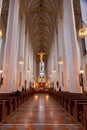 Interior view of Frauenkirche, The Cathedral of Our Lady in Munich, Germany Royalty Free Stock Photo
