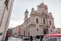 Heilig-Geist-Kirche, Church of the Holy Spirit is a Gothic hall church in Munich, Germany Royalty Free Stock Photo