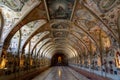 Munich, Germany -04.08.2022: famous beautiful decorated corridor of munchener residenz