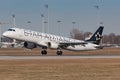 Air Dolomiti Star Aliance Embraer E190 airplane at Munich airport