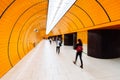 Munich, GERMANY - 18 February: Marienplatz underground station i