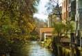 Munich, Germany - Houses in center city near Englischer Garten Royalty Free Stock Photo