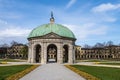 Munich, Germany - Jul 07, 2021: Hofgarten Park with Dianatempel in Munich, Germany