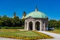 Munich, Germany - Jul 27, 2020: Hofgarten Park with Dianatempel in Munich, Germany