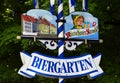 Biergarten beer garden main logo.