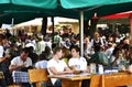 Biergarten beer garden is the most famous beer hall in Munich.