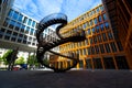 MUNICH, GERMANY - june 26 2016: Endless Stairway in KPMG Building in Munich