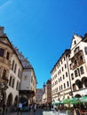 Munich, Germany - June 28, 2019: The Hofbraeuhaus, a famous beer hall in Munich Royalty Free Stock Photo