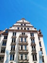Munich, Germany - June 28, 2019: The Orlando Haus am Platzl, historic building in downtown of Munich Royalty Free Stock Photo