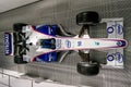 Munich, Germany - March 10, 2016: Formula One car of BMW Sauber team in BMW Welt museum in Munich, Germany.