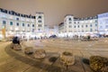 Night street view Munich Old Town Hall near Marienplatz town square at night in Munich, Germany Royalty Free Stock Photo