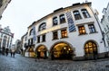 People drinking beer in Hofbraeuhaus beer house, Munich, Bavaria, Germany Royalty Free Stock Photo