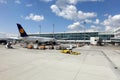 Airbus landed in Munich international airport