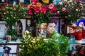 MUNICH, GERMANY - MAY 27, 2019: Michael Jackson Memorial at the base of Orlande de Lassus statue on Promenadeplatz square. It is