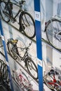 Exhibition of bicycle models and the development process of the bicycle industry to the Munich Transport Museum Deutsches Museum Royalty Free Stock Photo