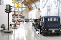 Museum of transport in the city of Munich. The collection of retro transport and accessories is a heritage of the country.