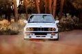 Berlin Germany - November 26, 2019: Original BMW M3 e30 outdors, sport wheels, tunning, glossy and shiny old classic retro oldtime