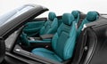 Bentley Continental GTC V8 Mansory - Modern Car Interior. Concept For Automobile And Technology