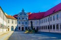 Munich, Germany - octagonal yard called Fountain Courtyard (Brunnenhof ) is one of the ten courtyards of the Royalty Free Stock Photo