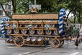 Beer wagon from HofbrÃÂ¤uhaus at the beginning of Oktoberfest Royalty Free Stock Photo