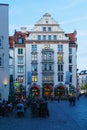 Facade of Orlando house, Munich, Bavaria