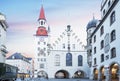 Munich, Germany, Old town hall. Royalty Free Stock Photo