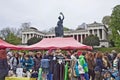 MUNICH Germany - Open air giant flea market Riesenflohmarkt, Royalty Free Stock Photo