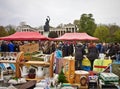 MUNICH Germany - Open air giant flea market Riesenflohmarkt, Royalty Free Stock Photo