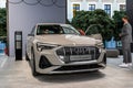 Munich, Germany - Sep 08, 2021: IAA Mobility Open Space. Audi e-tron electric automated driving car