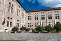 Munich, Germany - Sep 21, 2023: Munich Residence or Munchen Residenz is the former royal palace in Munich, Germany