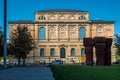 Munich, Germany - Sep 21, 2023: View of the historic palace and museum Alte Pinakothek in Munich in Bavaria