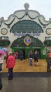 Augustiner brau in Oktoberfest 2019 in Theresienwiese area, Munich, Germany