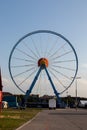 Munich, Germany - 2018 September 06: setup of the fairground rides and beertents at the biggest folk festival in the world - the