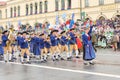 Munich, Germany, September 18, 2016: The Traditional Costume Parade during Octoberfest 2016 in Munich Royalty Free Stock Photo