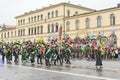 Munich, Germany, September 18, 2016: The Traditional Costume Parade during Octoberfest 2016 in Munich Royalty Free Stock Photo